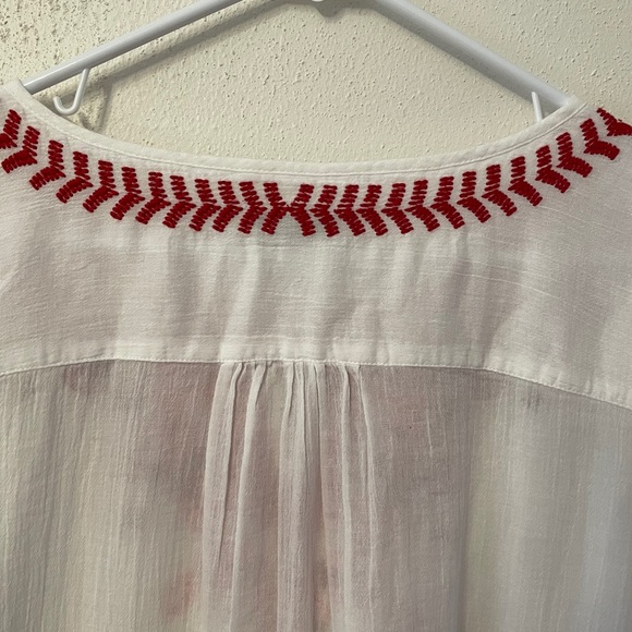 Talbots bohemian/peasant style blouse - Picture 9 of 11